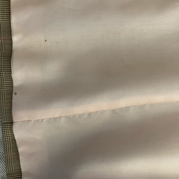 Tahari 10 wool plaid tan orange suit skirt set - Picture 5 of 5